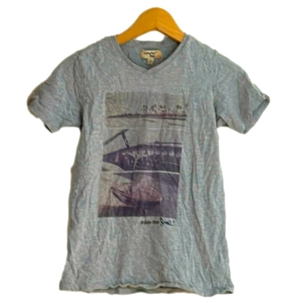 Triple Five Soul Youth Large Boy’s Short Sleve Grey T-Shirt